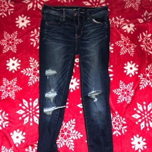 american eagle mid rise jeans